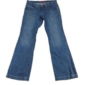 Cinch Bailey Bootcut Jeans Womens 29/7 L Blue Denim Relaxed Western Cowgirl EUC‎
